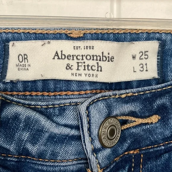 Abercrombie & Fitch jeans Sz W 25 - L 31 - Picture 4 of 6